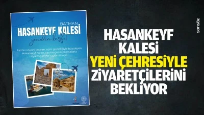 Hasankeyf kalesi yeni &ccedil;ehresiyle ziyaret&ccedil;ilerini bekliyor