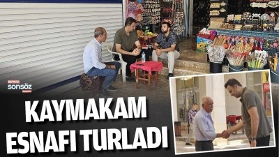 Hasankeyf Kaymakamı, esnafı turladı