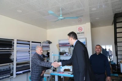 Hasankeyf Kaymakamı İmrak esnaf ziyaretinde bulundu