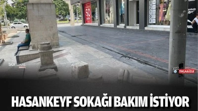Hasankeyf Sokağı bakım istiyor