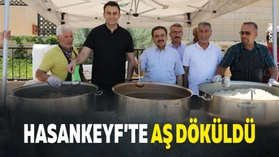 Hasankeyf&rsquo;te aş d&ouml;k&uuml;ld&uuml;