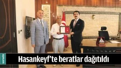 HASANKEYF&rsquo;TE BERATLAR DAĞITILDI