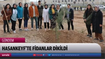 Hasankeyf&rsquo;te fidanlar dikildi