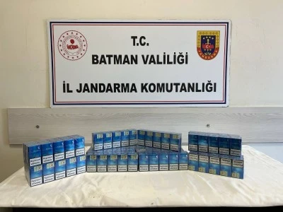 Hasankeyf&rsquo;te ka&ccedil;ak sigara operasyonu