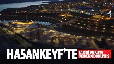 Hasankeyf&rsquo;te tarihi dokuya modern dokunuş