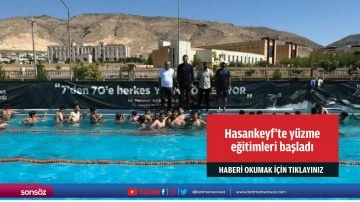 Hasankeyf'te y&uuml;zme eğitimleri başladı