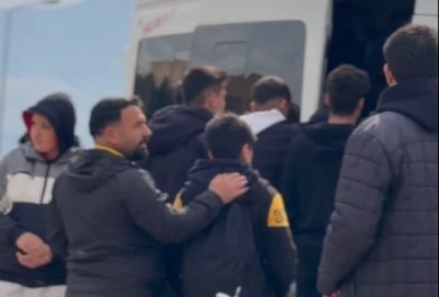 Hasankeyfli &Ouml;ğrenciler trib&uuml;ndeki yerini aldı