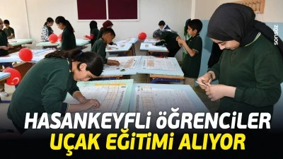 Hasankeyfli &Ouml;ğrenciler u&ccedil;ak eğitimi alıyor