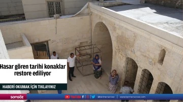 Hasar g&ouml;ren tarihi konaklar restore ediliyor