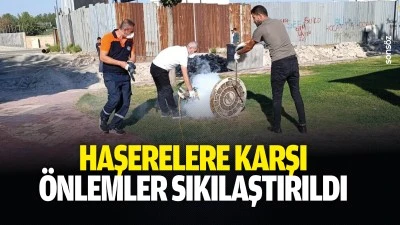 Haşerelere karşı &ouml;nlemler sıkılaştırıldı