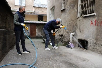 Haşerelere karşı yoğun m&uuml;cadele s&uuml;r&uuml;yor