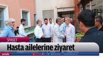 Hasta ailelerine ziyaret