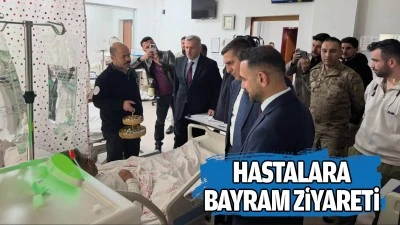 Hastalara bayram ziyareti
