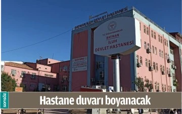 HASTANE DUVARI BOYANACAK