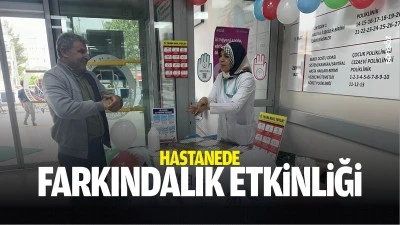 Hastanede farkındalık etkinliği&hellip;