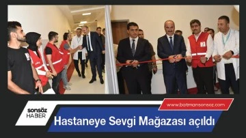 Hastaneye Sevgi Mağazası a&ccedil;ıldı