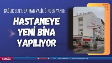 Hastaneye yeni bina yapılıyor