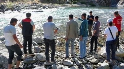 Hatun, Sarım &Ccedil;ayı'ndaki arama &ccedil;alışmalarını yerinde inceledi