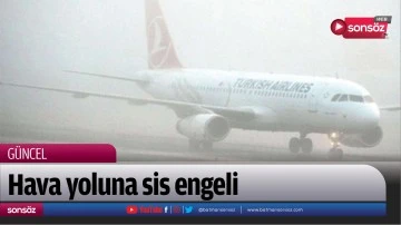 Hava yoluna sis engeli