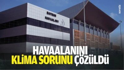Havaalanını klima sorunu &ccedil;&ouml;z&uuml;ld&uuml;