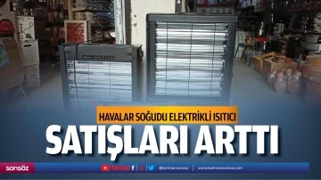 Havalar soğudu elektrikli ısıtıcı satışları arttı
