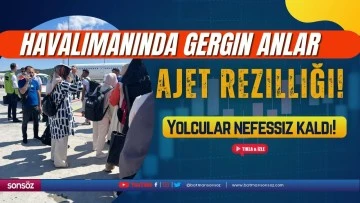 Havalimanında gergin anlar 