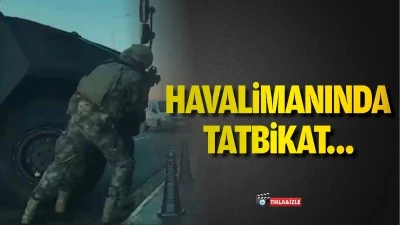 Havalimanında tatbikat&hellip;