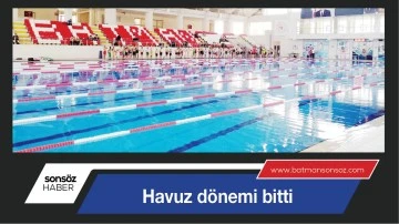 Havuz d&ouml;nemi bitti