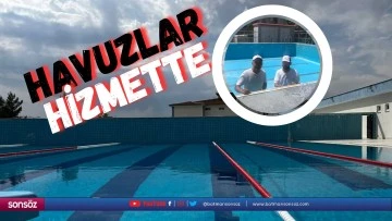 Havuzlar hizmette