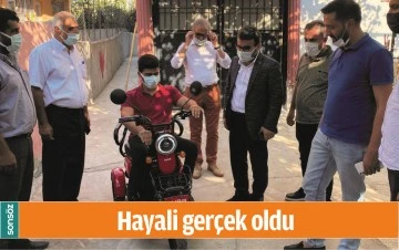 HAYALİ GER&Ccedil;EK OLDU