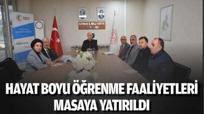 Hayat Boyu &Ouml;ğrenme faaliyetleri masaya yatırıldı