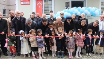 Hayırseverin yaptırdığı Kur'an kursu binası t&ouml;renle a&ccedil;ıldı