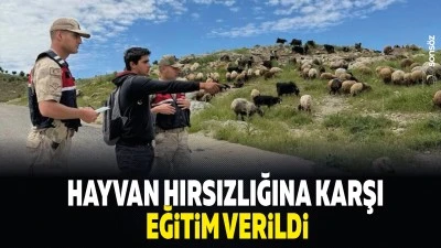 Hayvan hırsızlığına karşı eğitim verildi