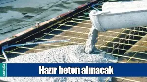 HAZIR BETON ALINACAK