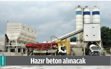 HAZIR BETON ALINACAK