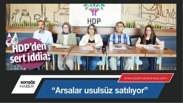 HDP’den sert iddia