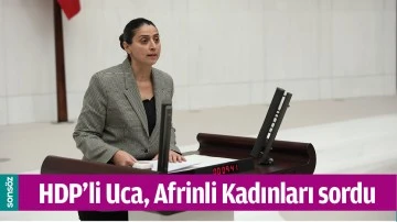 HDP&rsquo;Lİ UCA, AFRİNLİ KADINLARI SORDU