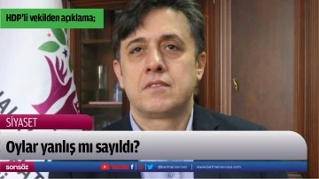 HDP&rsquo;li vekilden a&ccedil;ıklama;