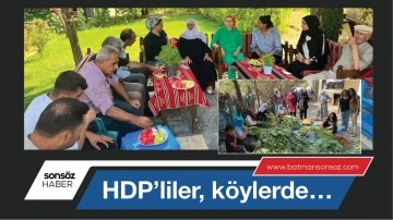 HDP’liler, köylerde…
