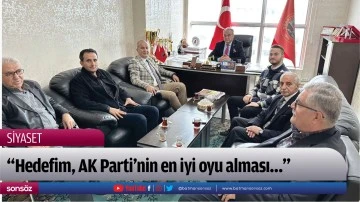 &ldquo;Hedefim, AK Parti&rsquo;nin en iyi oyu alması&hellip;&rdquo;