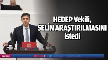 HEDEP Vekili, selin araştırılmasını istedi