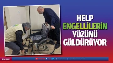 Help, engellilerin y&uuml;z&uuml;n&uuml; g&uuml;ld&uuml;r&uuml;yor