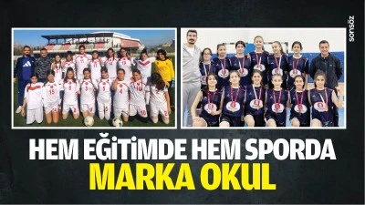 Hem eğitimde hem sporda marka okul