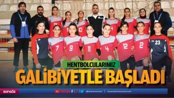 Hentbolcularımız galibiyetle başladı