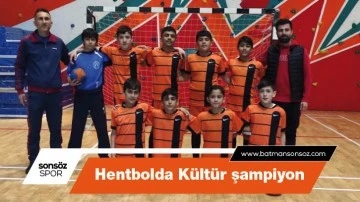 Hentbolda Kültür şampiyon