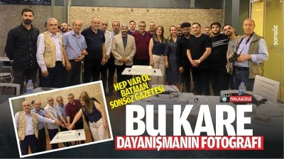 Hep var ol Batman Sons&ouml;z Gazetesi; &ldquo;Bu kare, dayanışmanın fotoğrafı&rdquo;