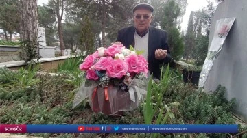 Her Sevgililer Günü'nde mezarında çiçeklerle anıyor