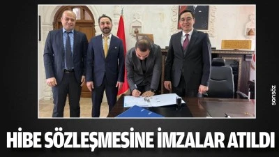 Hibe s&ouml;zleşmesine imzalar atıldı