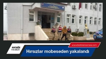 Hırsızlar mobeseden yakalandı