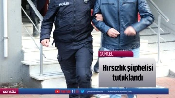 Hırsızlık ş&uuml;phelisi tutuklandı